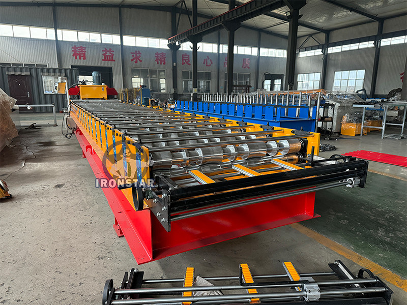 “Peru Hot Sale Tr4 Trapezoidal Roof Sheet Roll Forming Machine Galvanized Steel Roof Panel Forming Machine Tr4 Trapezoidal Roofing Sheet Roll Forming Machine Metal Roof Panel Cold Roll Former Roof ”