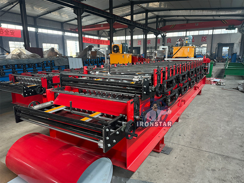 “Automatic 840 836 Double Layer Roll Forming Machine for Bolivia Trapezoidal Corrugated Metal Roof Panel Making Machine”