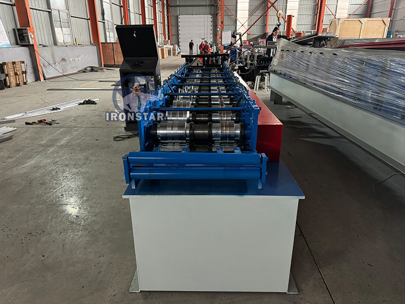 “Ironstar CD UD CW UW Combined Roll Forming Machine Automatic Metal Stud Runner Forming Equipment Drywall C U Channel Profile Production Line Gypsum Partition Frame Machine PLC Control for Albania”