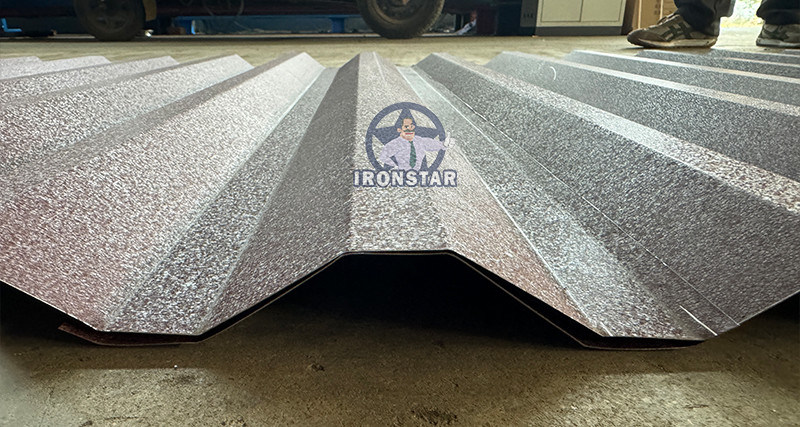 “Ironstar CE Certified European Standard Double Layer Roll Forming Machine 5 Rib and 6 Rib Trapezoidal Sheet Automatic Metal Roofing Sheet Making Machine Roof Panel Production Line for Hungary”