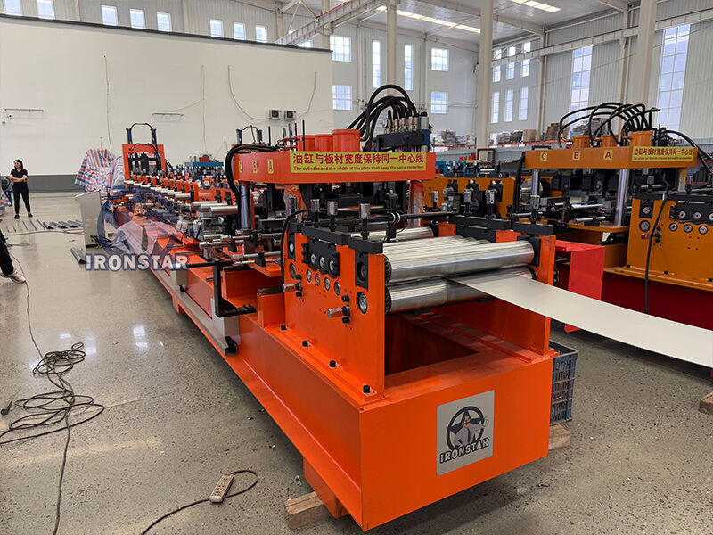 “Full Automatic Hydraulic Quick Change CZ Purlin Roll Forming Machine for Construction Full Auto Quick Change CZ Purlin Making Machine for Building Materials”